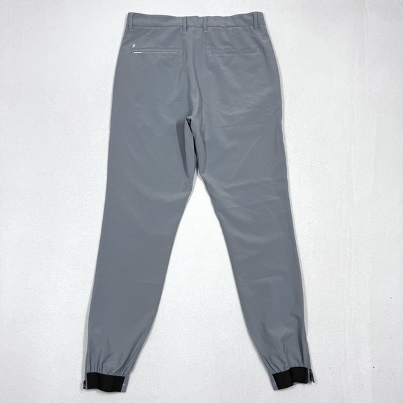 Primo Pants Mens 32 Tall Grey Jogger Performance Golf Activewear Stretch 32x30 - Picture 7 of 14
